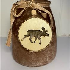 Christmas Elk Vase