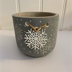 Snowflake Pot